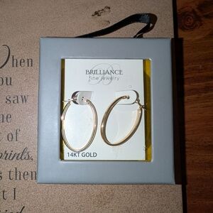 14K Gold Hoop Earrings